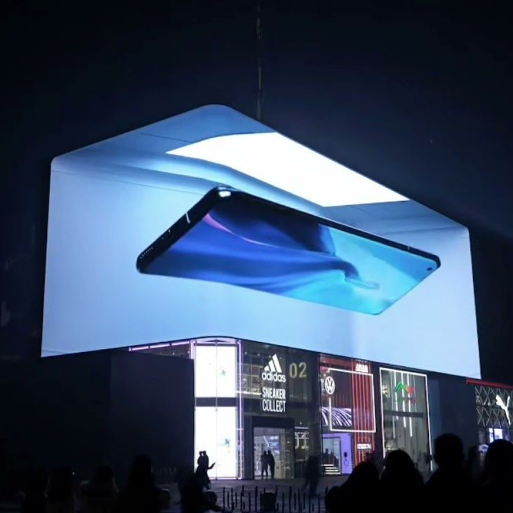 3D Naked Eye Advertisements